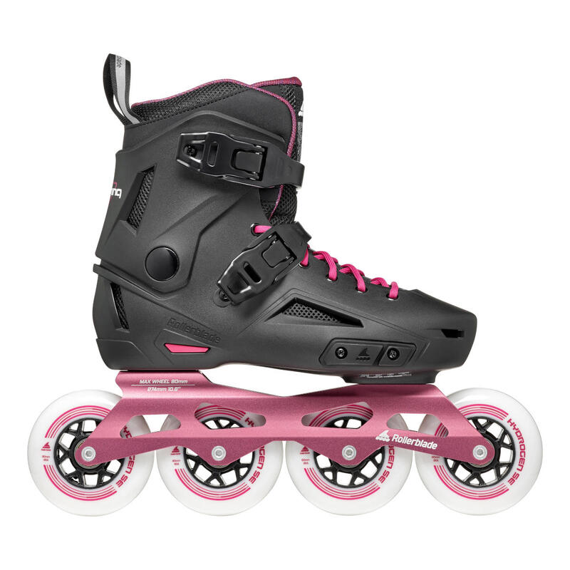 Rolki Freeride Damskie Rollerblade Lightning 90 Women Black Sangria