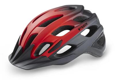 Cliff mountainbike fietshelm - rood / zwart - mánnen en vrouwen