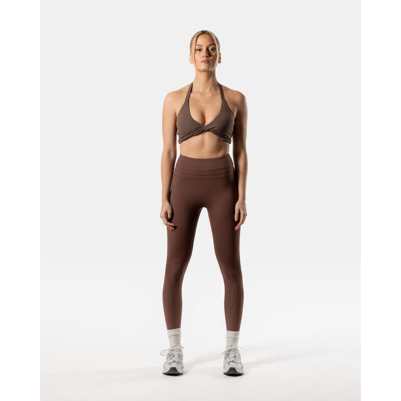 Movement Legging Fitness Femme Brun - Taille Haute - AW Active