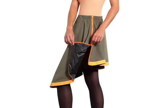 CLARA Wasserdichter Überrock für die Übergangszeit – M/L – Orange