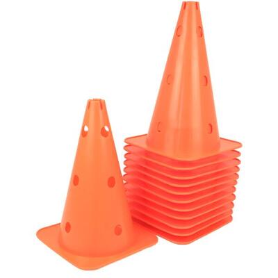 Multifunctionele afbakenkegel oranje - 30 cm - set van 12 -multifunctionele pion