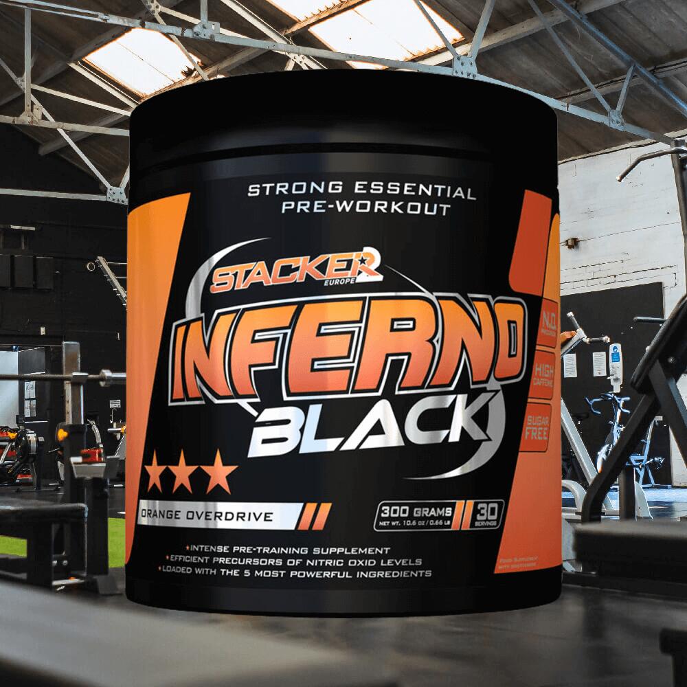 Stacker2 Inferno Black (30 serv) Orange Overdrive - Pre-Entrenamiento 2/3