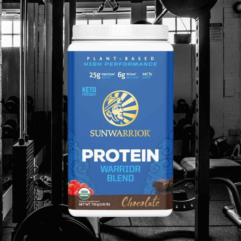 Sunwarrior Warrior Blend Organic (750g) Chocolate - Protéines 4/4