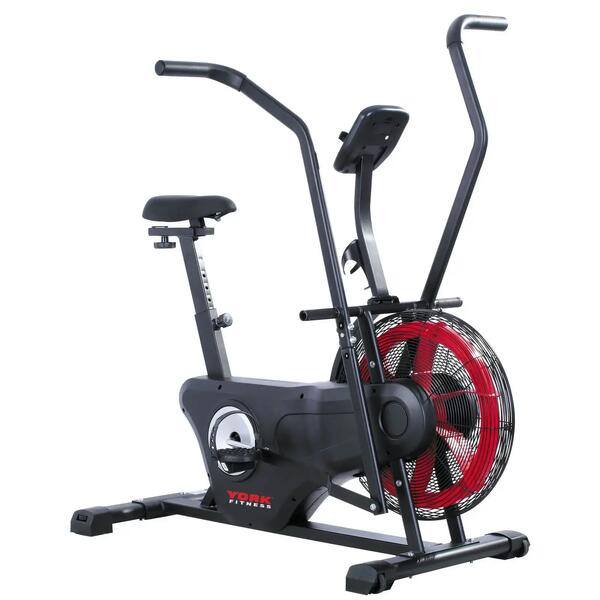 Fan bike with a front air fan and arm handles