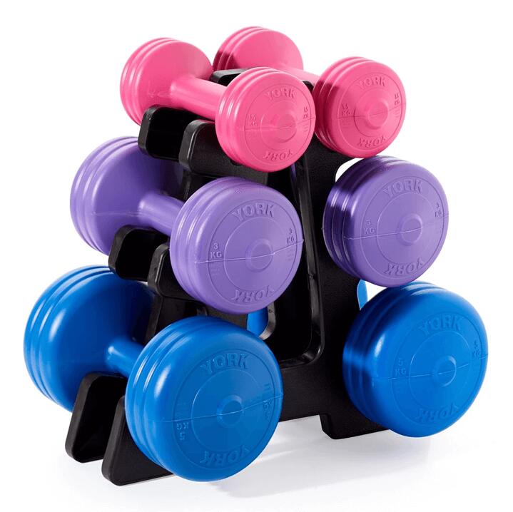 York hand weights set hotsell
