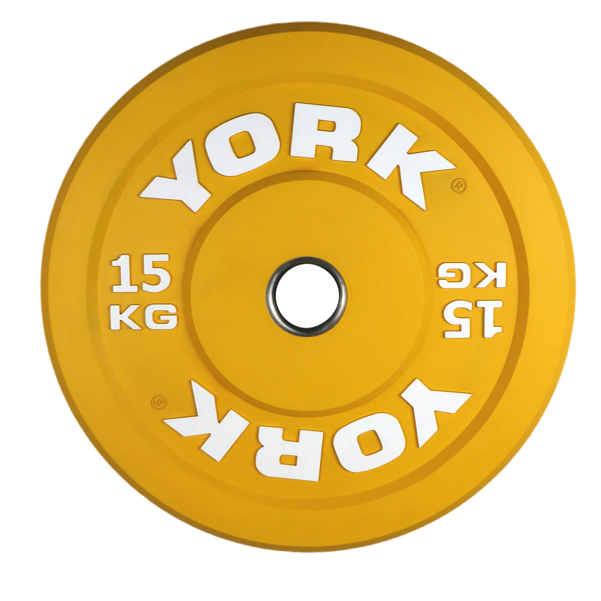 York 15KG Colour Rubber Training Bumper Plate