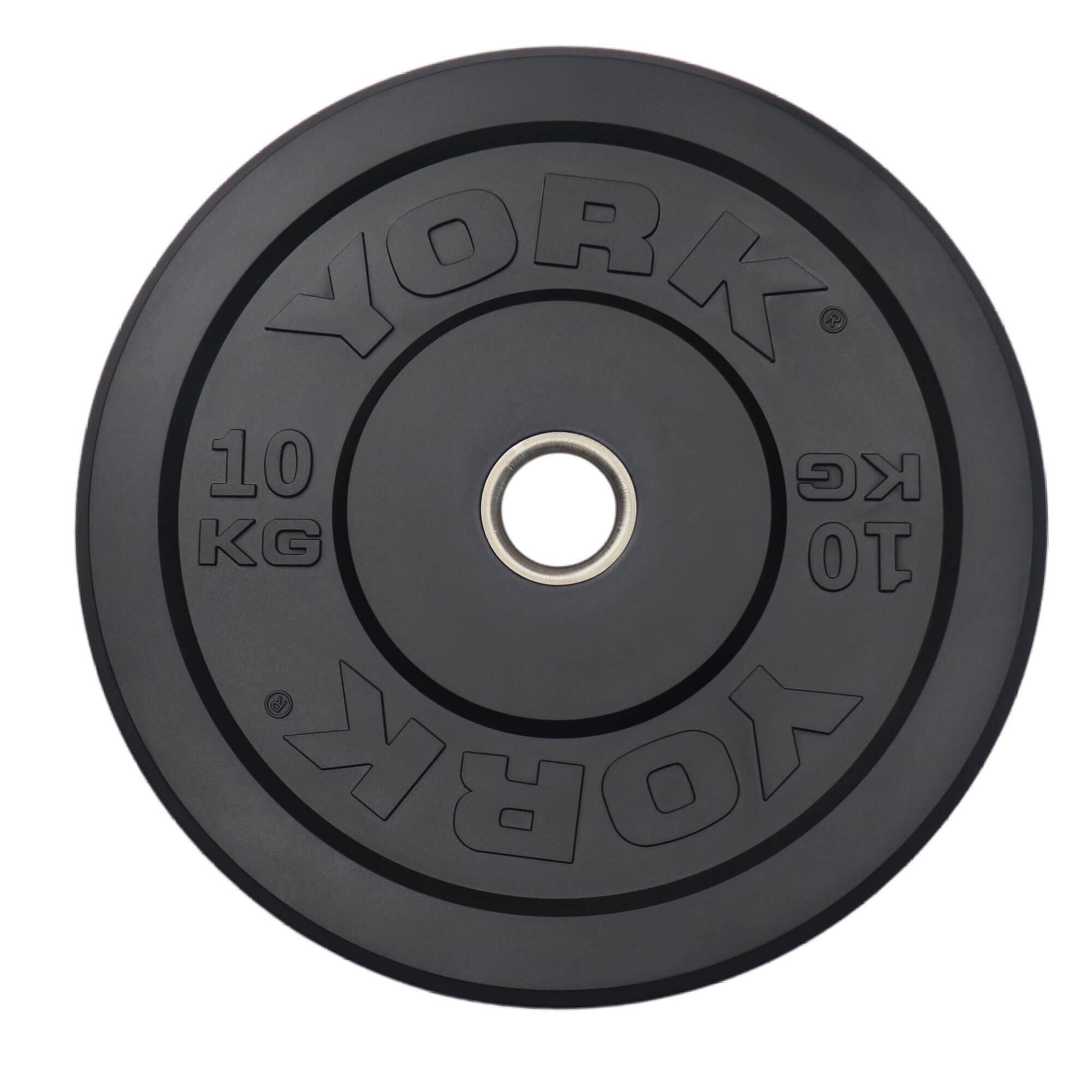 York 20KG Black Rubber Training Bumper Plate
