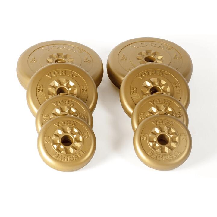 York 20kg Vinyl Weight Plate Packs
