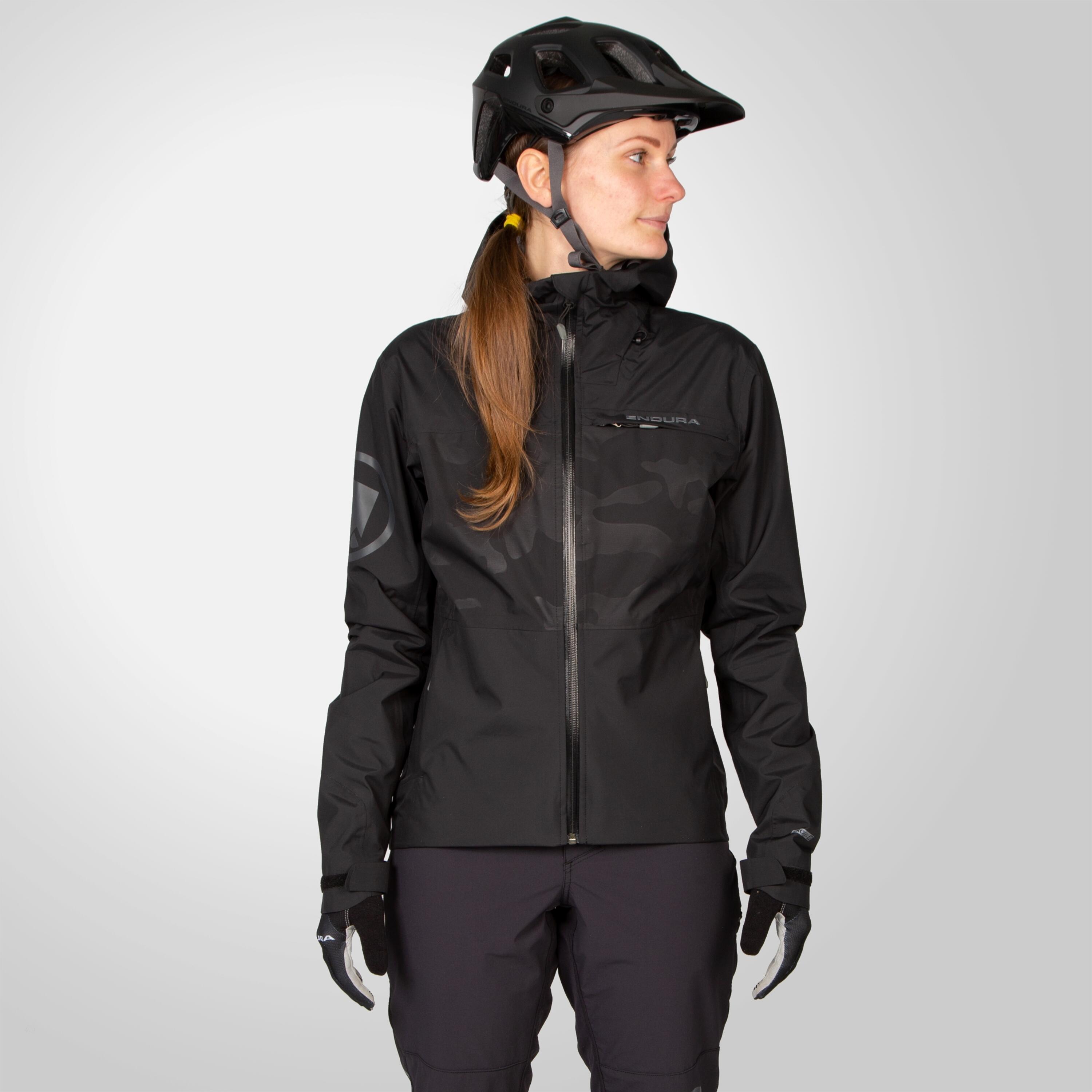 Damen Hardshell-Jacke Mit Kapuze 3/5