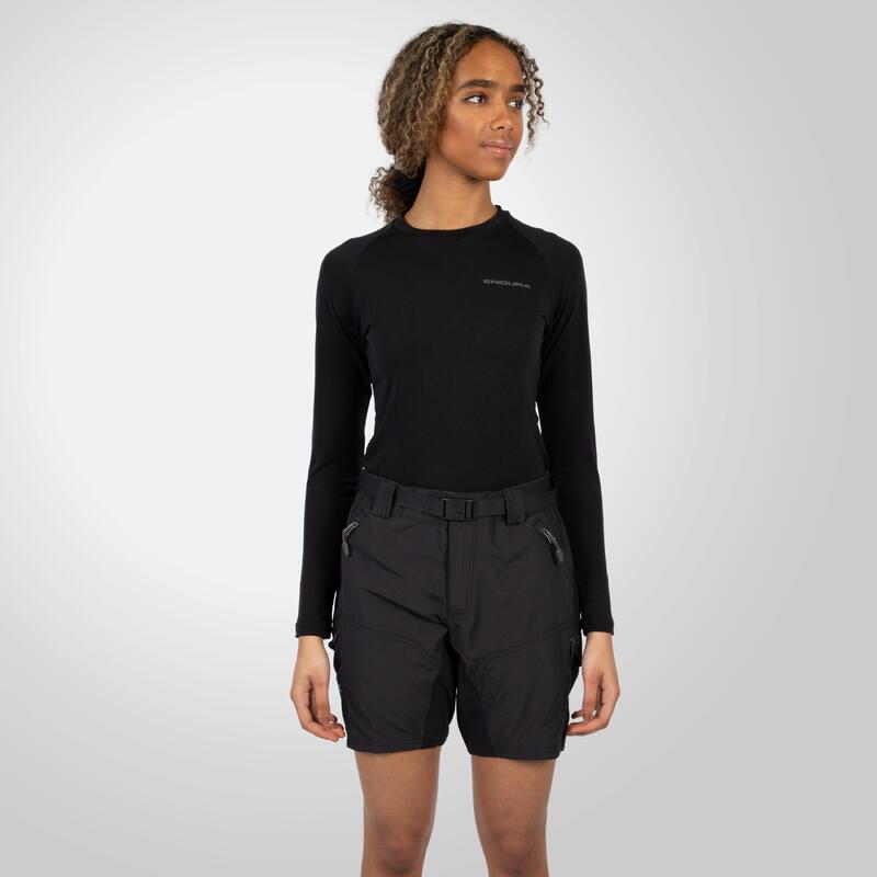 Endura Damen Hummvee Short mit Innenhose schwarz