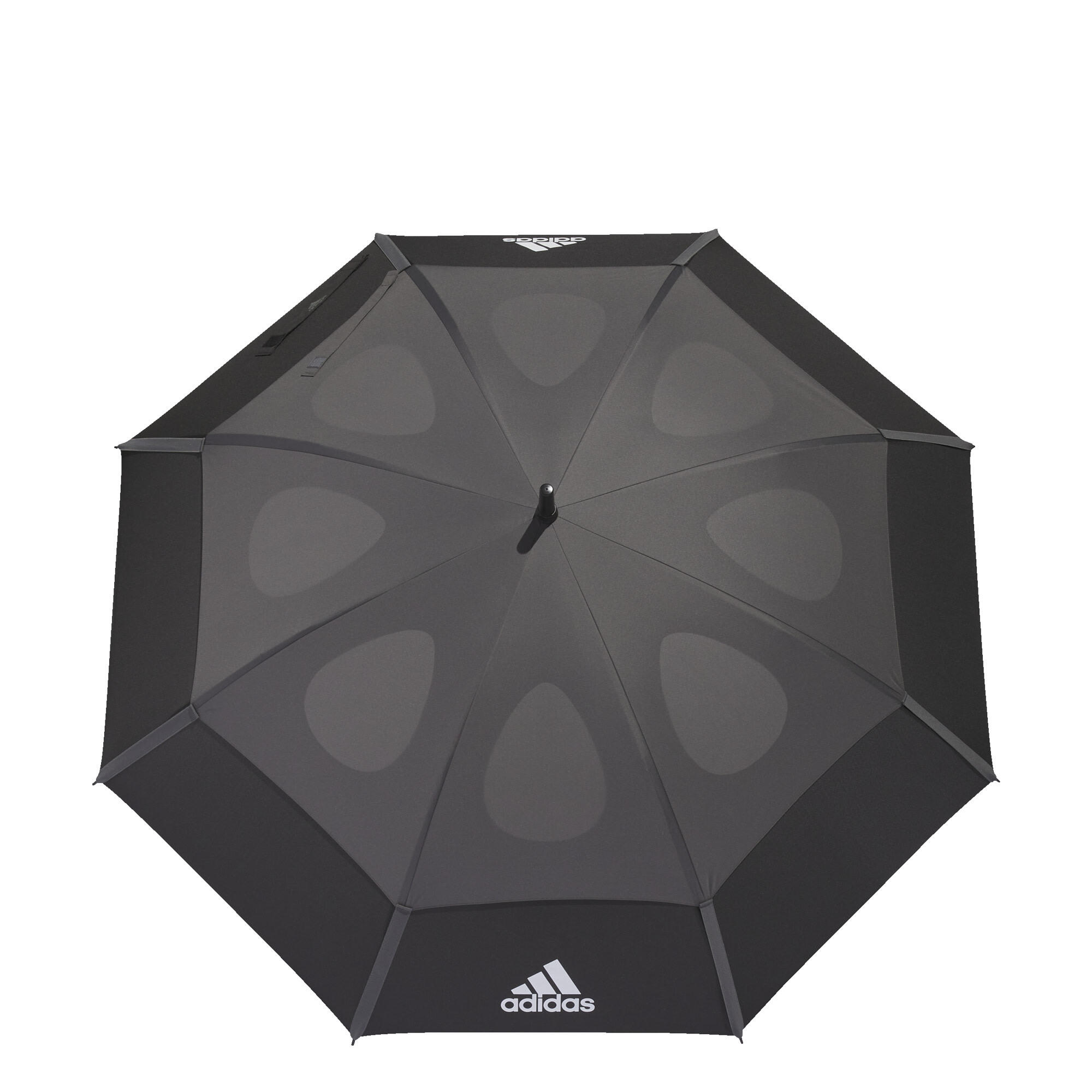 Adidas - Parapluie Double Canopy 64" - Parapluie - Gris|noir - Taille Unique - Decathlon