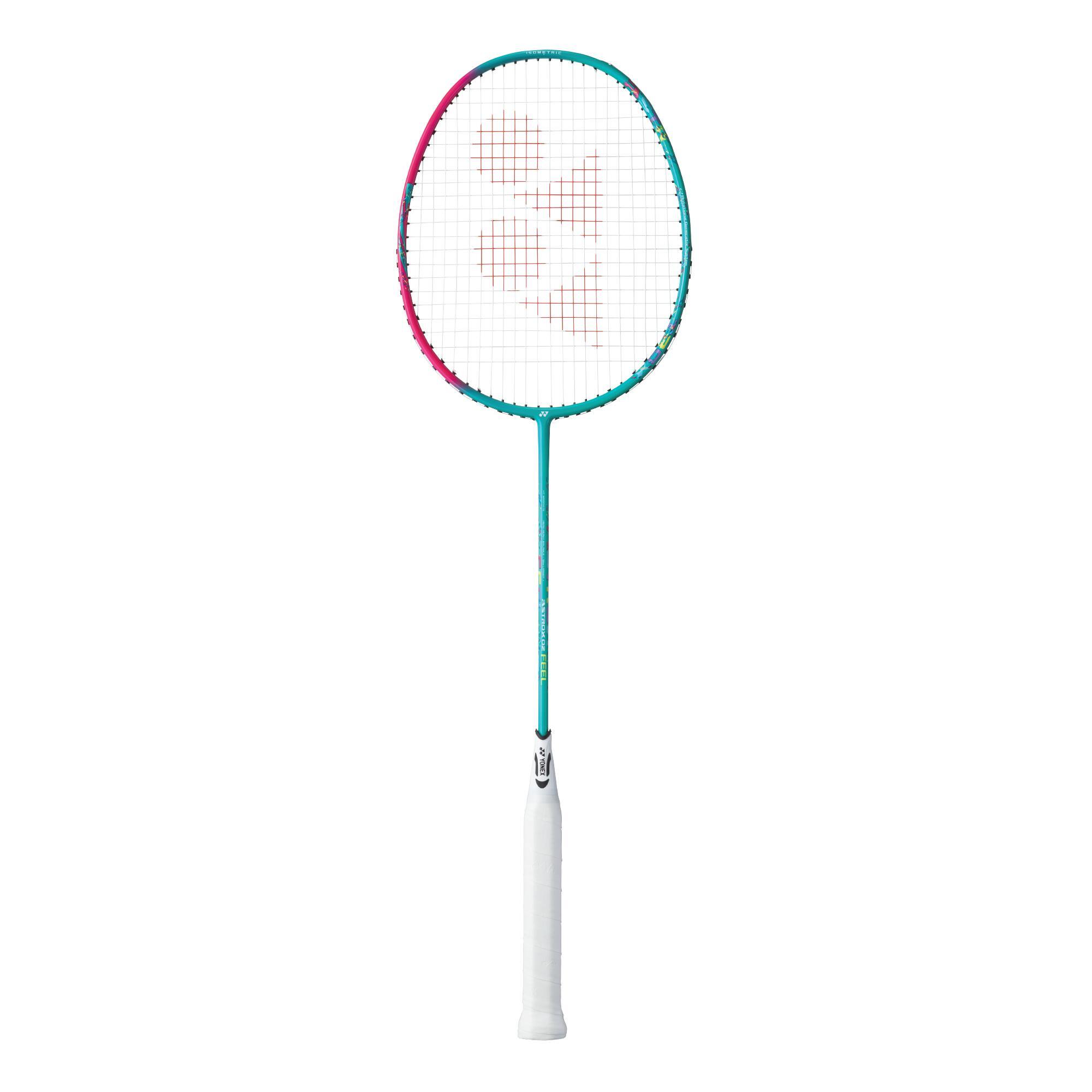 BADMINTON RACQUET ASTROX 02 FEEL TURQUOISE (Strung)