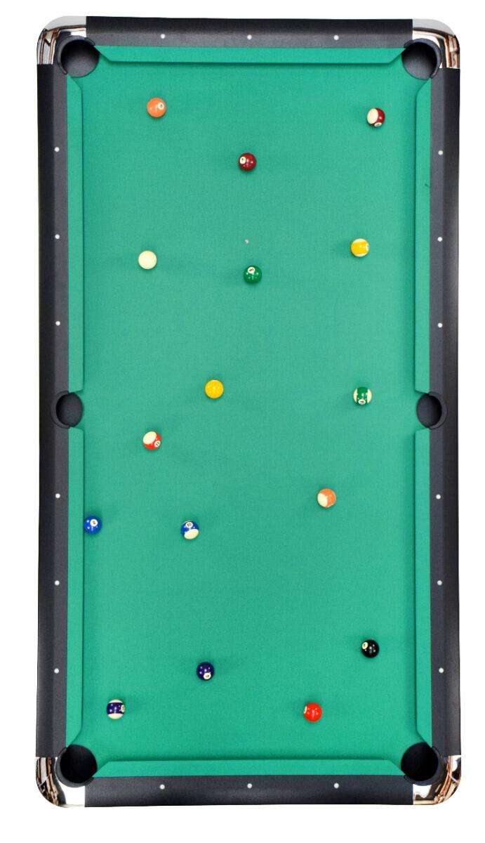 NORTH Gardone Pooltafel Zwart/Groen 8FT 5/7