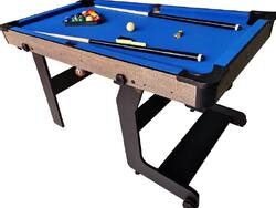 NORTH Fun Fold-Up Table De Billard Wood/Bleu 5FT