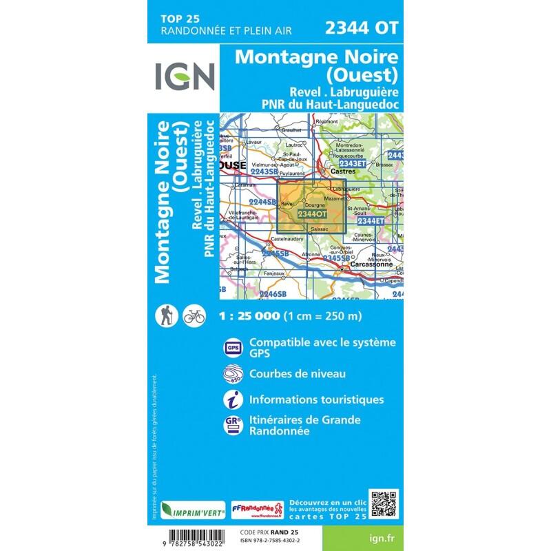 2344OT MONTAGNE NOIRE OUEST REVEL LABRUGUIERE 2/2