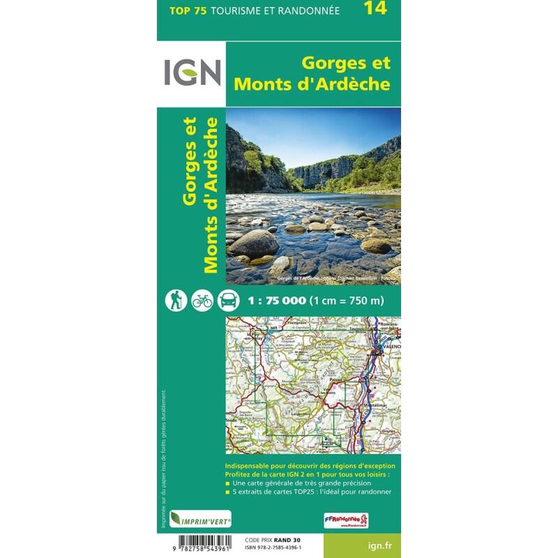 TOP75014 GORGES ET MONTS D'ARDECHE 2/2