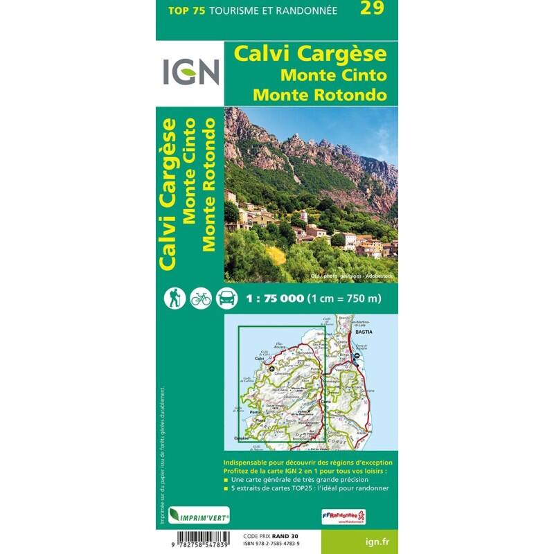 TOP75029 CALVI CARGESE MONTE CINTO MONTE ROTONDO 2/2