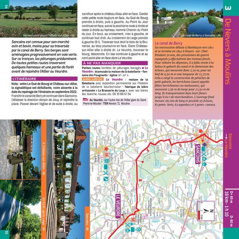 LA VIA ALLIER - LA VELOROUTE DE L'AUVERGNE DE NEVERS A LANGOGNE 4/5