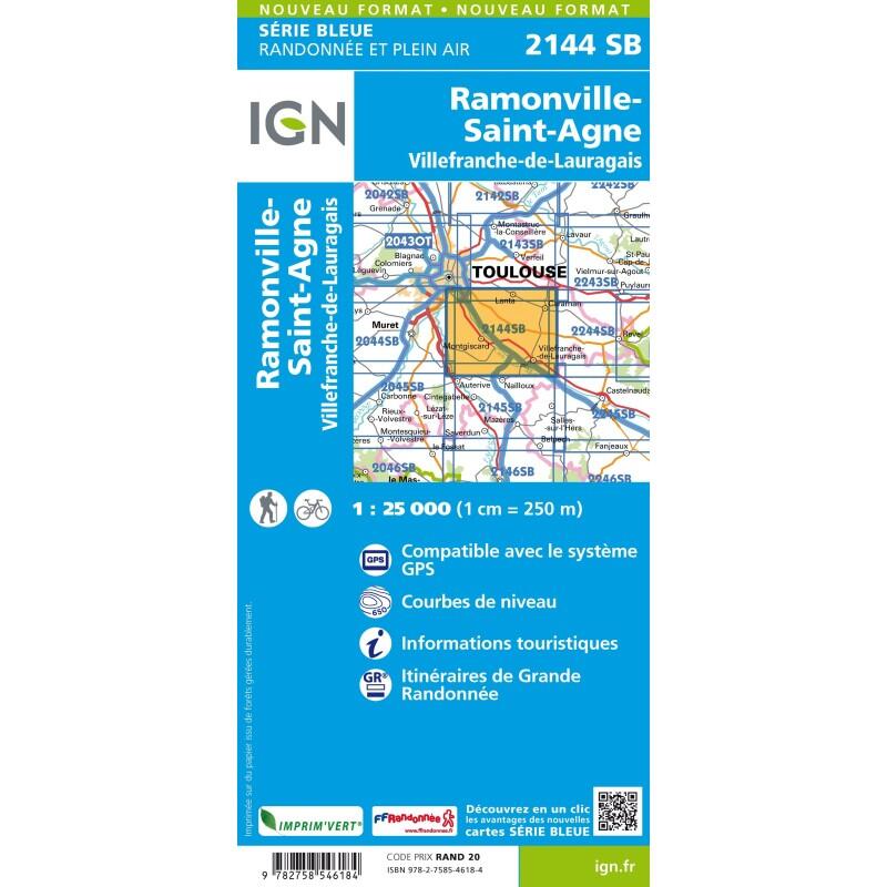 2144SB RAMONVILLE-ST-AGNE VILLEFRANCHE-DE-LAURAGAIS IGN | Decathlon