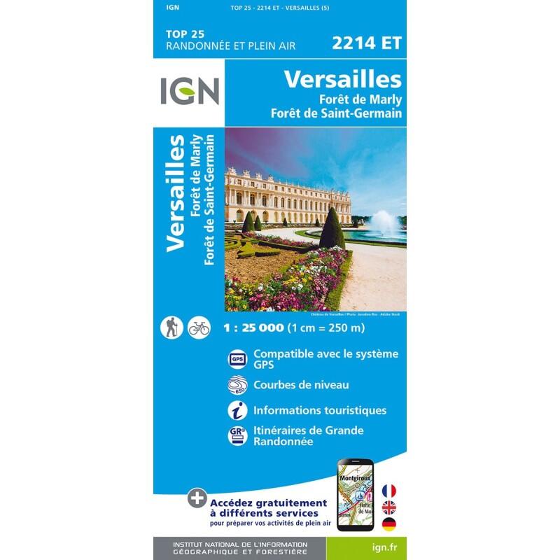 2214ET VERSAILLES FORETS DE MARLY ET ST GERMAIN 1/2