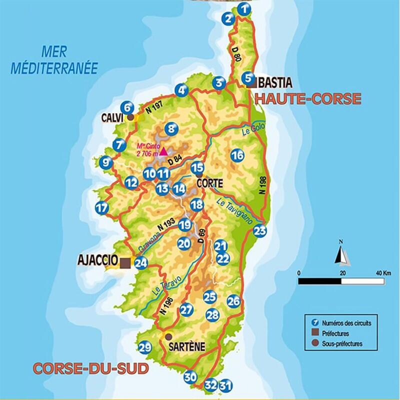 CORSE - RIVAGES ET RIVIERES 2/4