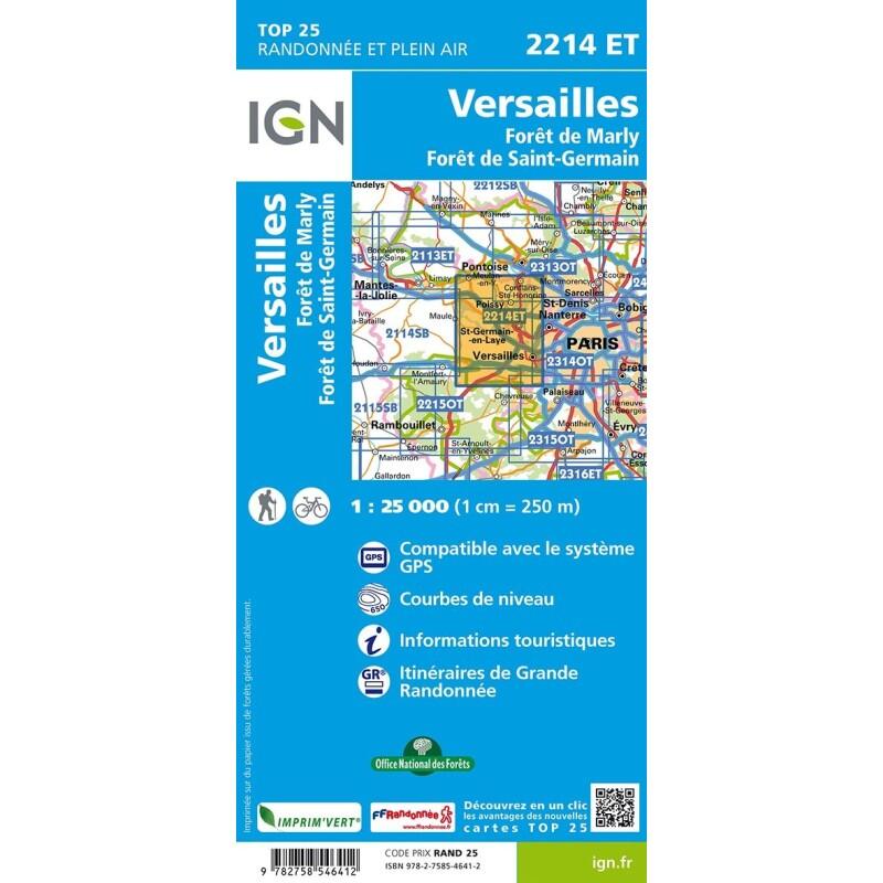 2214ET VERSAILLES FORETS DE MARLY ET ST GERMAIN 2/2