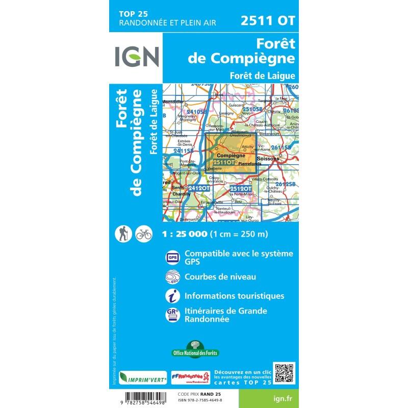 2511OT FORETS DE COMPIEGNE ET DE LAIGUE 2/2