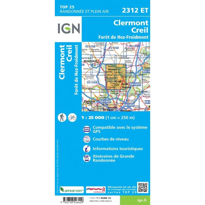 2312ET CLERMONT CREIL FORET DE HEZ-FROIDMONT 2/2
