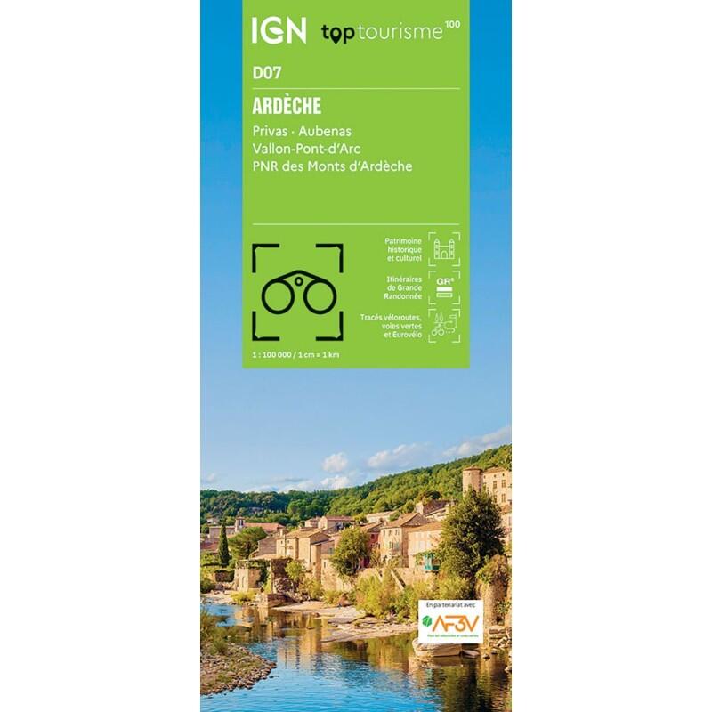Ign - Top100d07 - Ardeche - Carte - Taille Unique - Decathlon