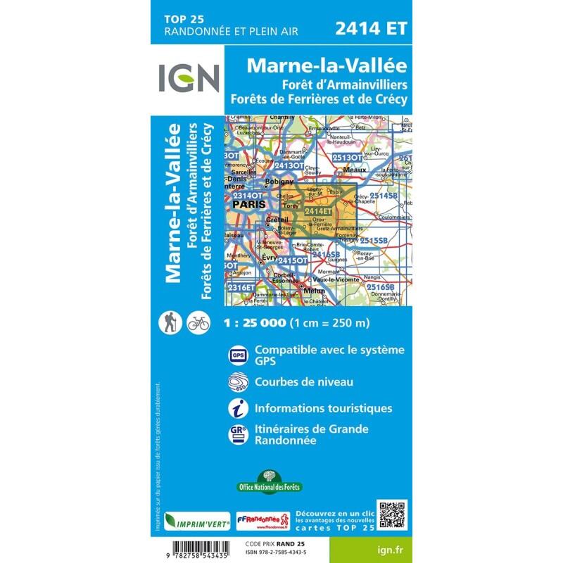 2414ET MARNE LA VALLEE FORET D' ARMAINVILLIERS DE FERRIERES 2/2