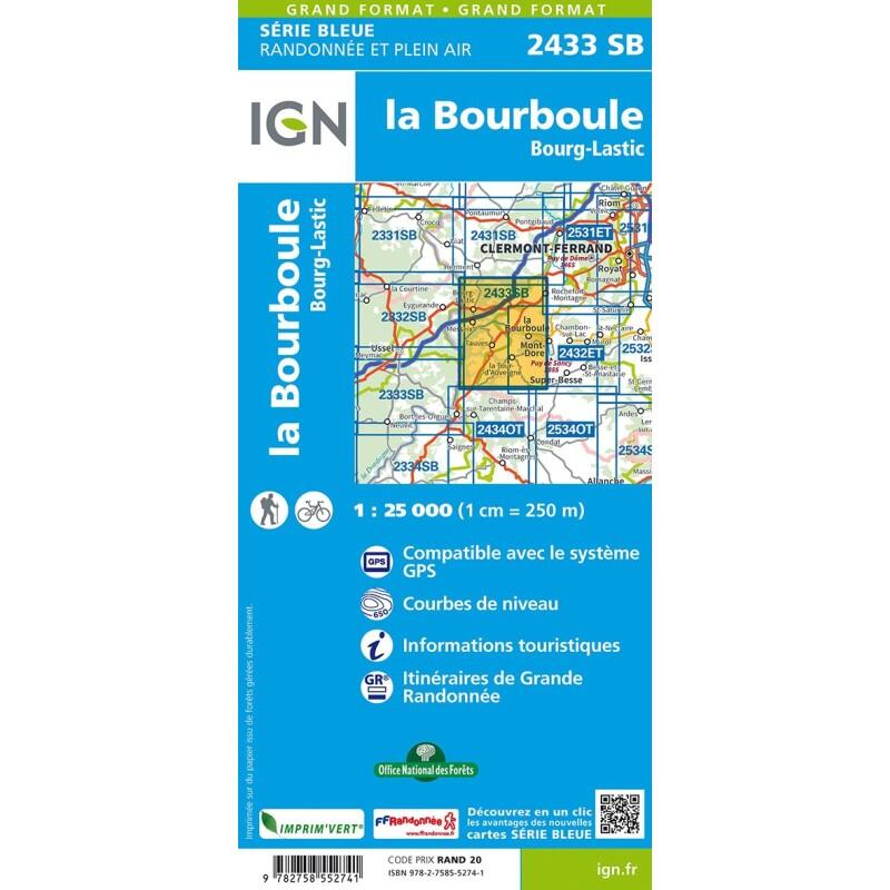 2433SB LA BOURBOULE  BOURG-LASTIC 2/2