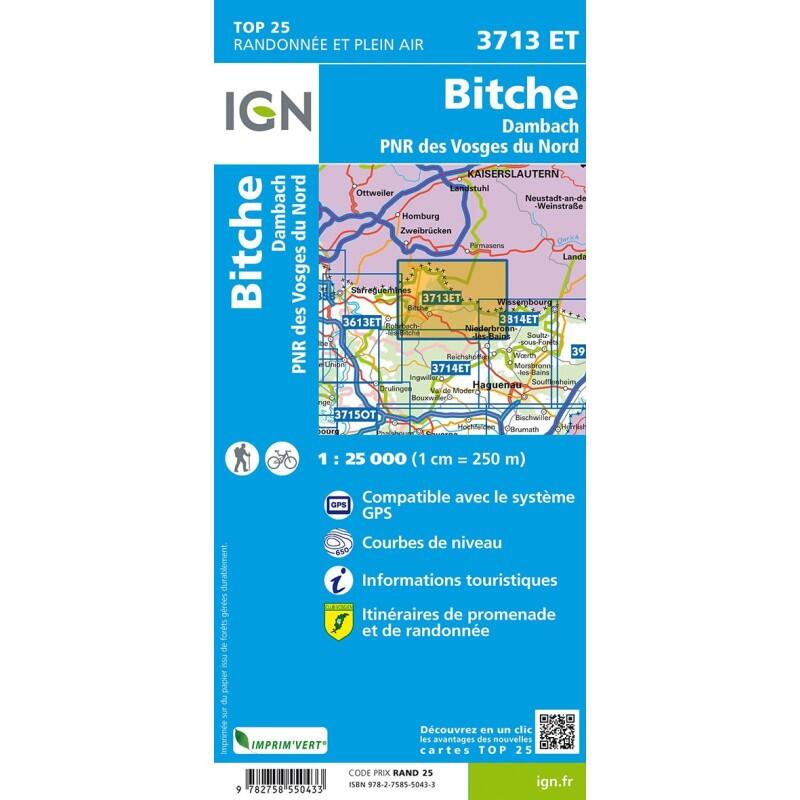 3713ET PAYS DE BITCHE - PNR VOSGES 2/2
