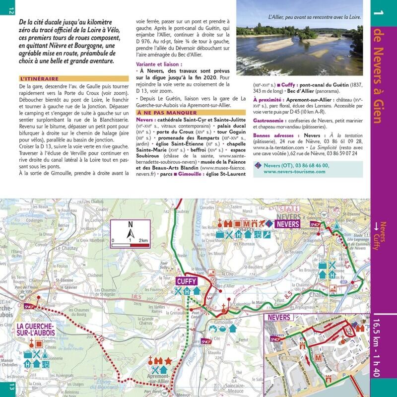 LA LOIRE A VELO DE NEVERS A L'ATLANTIQUE GRANDS ITINERAIRES 3/4