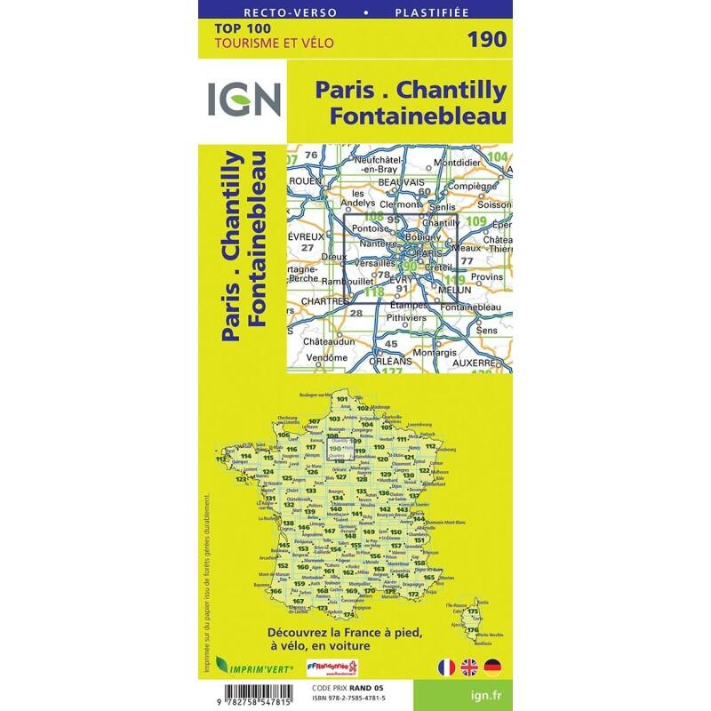 190 - PARIS CHANTILLY FONTAINEBLEAU