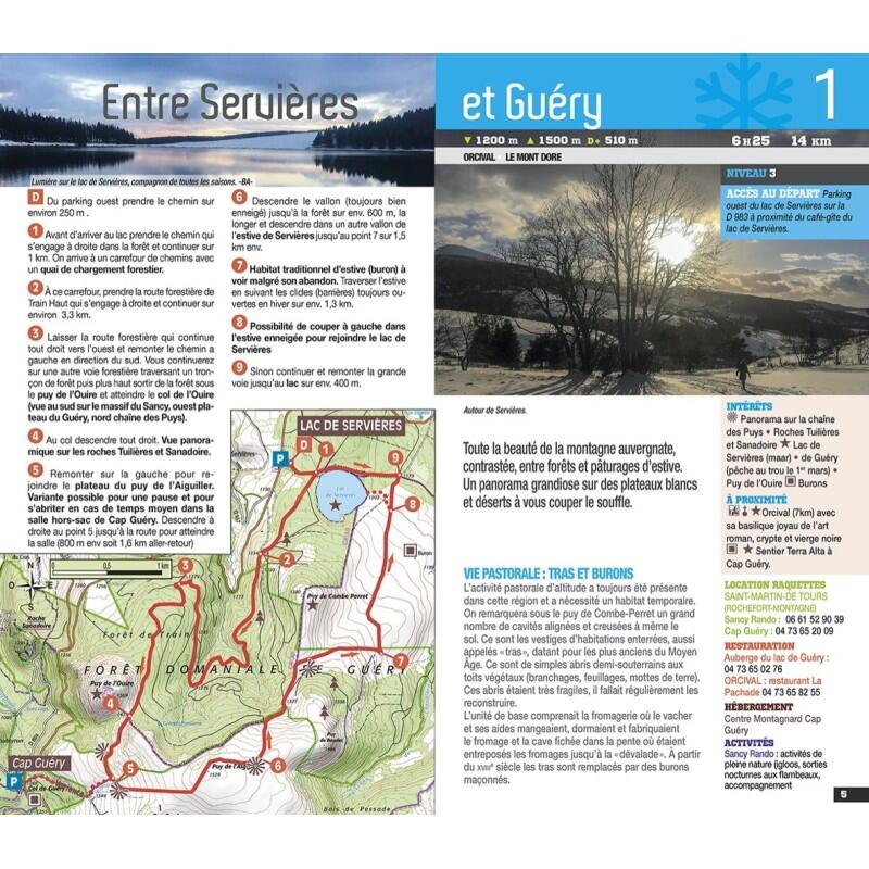 22 BALADES EN RAQUETTES EN AUVERGNE 3/4