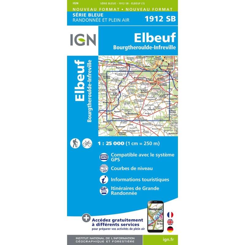 Ign - 1912sb Elbeuf Bourgtheroulde-infreville - Carte - Taille Unique - Decathlon