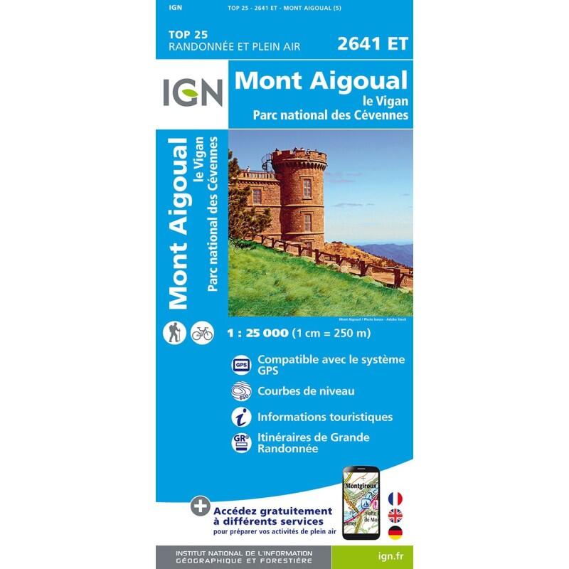 2641ET MONT AIGOUAL LE VIGAN PN DES CEVENNES IGN Decathlon
