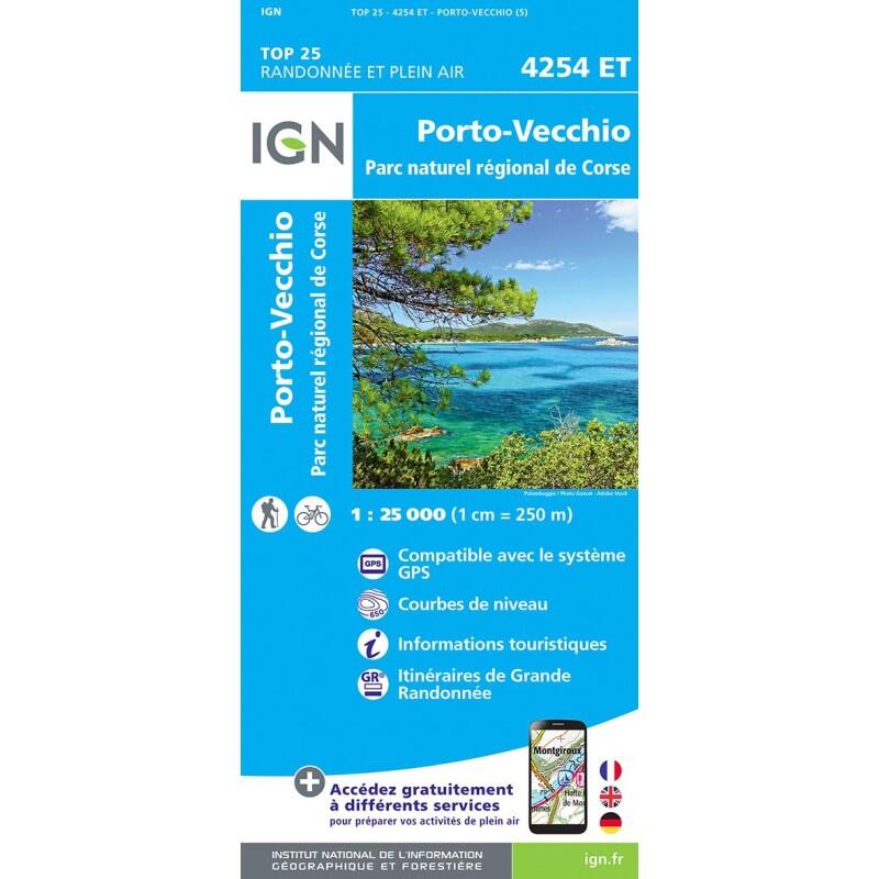 Ign - 4254et Porto Vecchio Pnr De Corse - Carte - Taille Unique - Decathlon