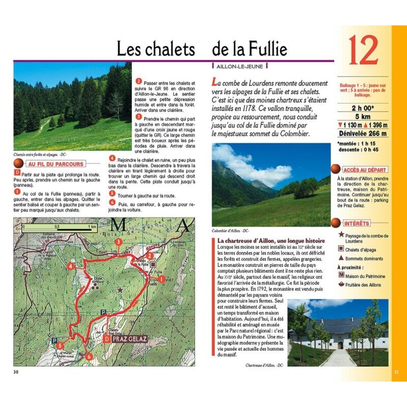 MASSIF DES BAUGES 20 BALADES EXCEPTIONNELLES 3/4