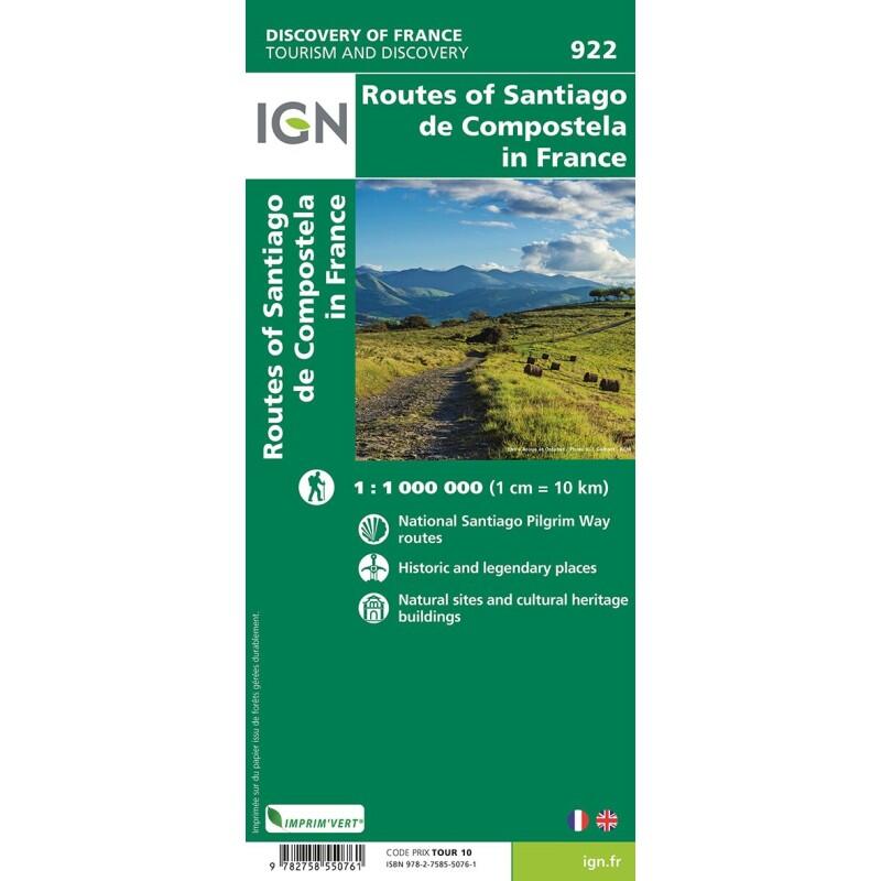 922 - LES CHEMINS DE SAINT JACQUES DE COMPOSTELLE 2/2