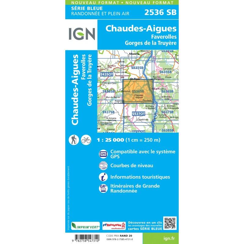 2536SB CHAUDES-AIGUES FAVEROLLES GORGES DE LA TRUYERE 2/2