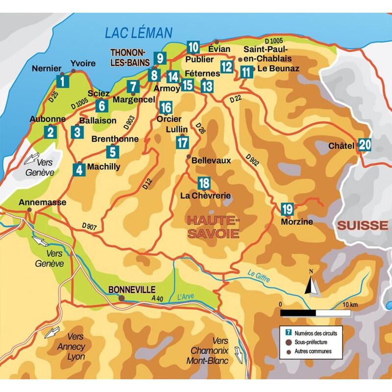 BOUCLES A VELO - AUTOUR DU LAC LEMAN 3/5