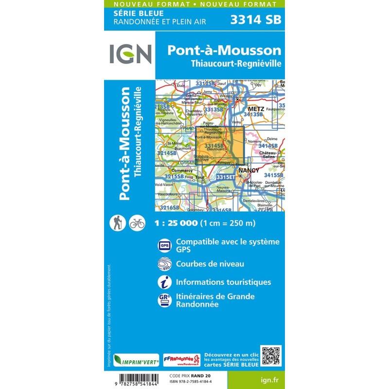 3314SB PONT A MOUSSON THIAUCOURT REGNIEVILLE 2/2