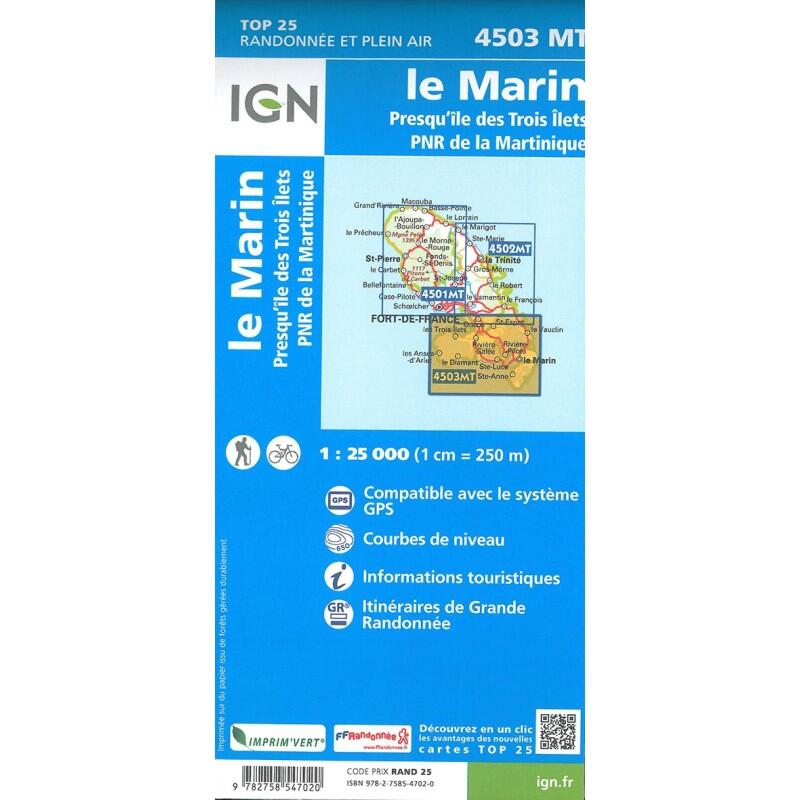 4503MT MARIN  RIVIERE-SALEE PRESQU'ÎLE DES TROIS ÎLETS - PNR 2/2