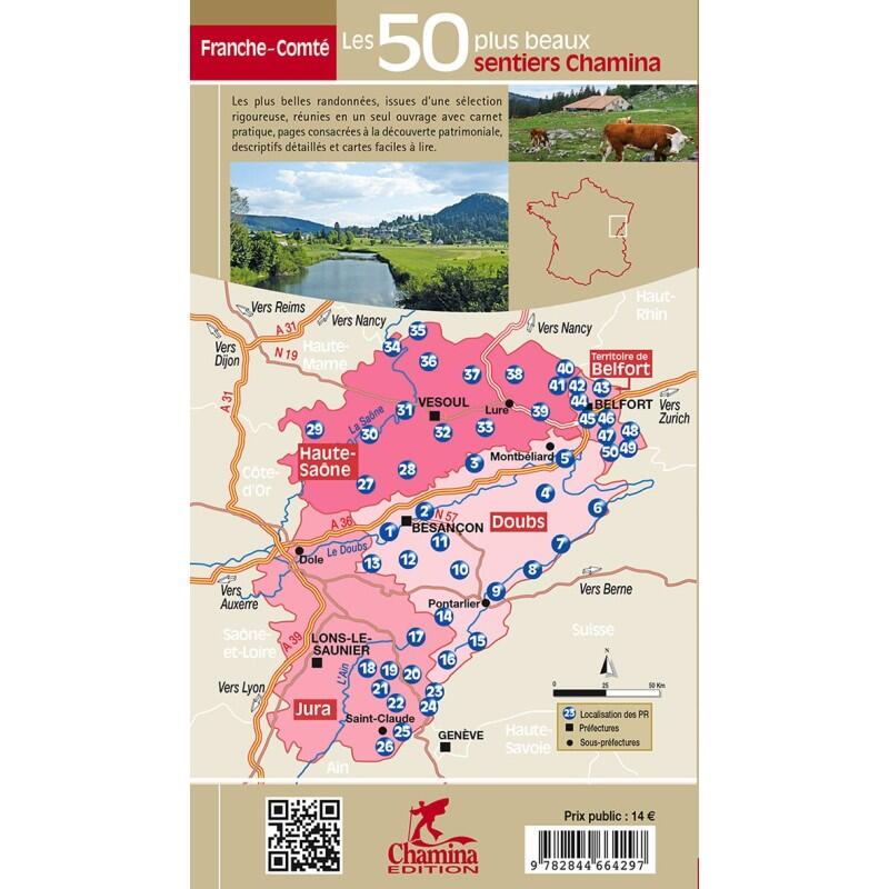 FRANCHE-COMTE LES 50 PLUS BEAUX SENTIERS 2/4
