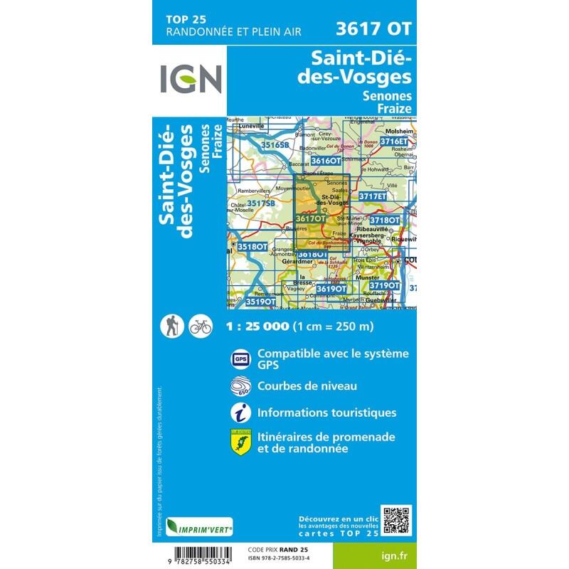 3617OT ST DIE DES VOSGES   SENONES FRAIZE 2/2