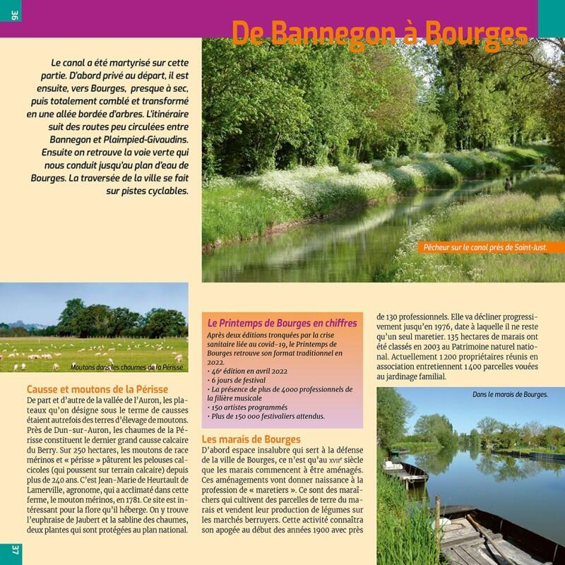 CANAL DE BERRY & LE CHER JUSQU'A TOURS - GDS ITINERAIRES A VELO 4/5