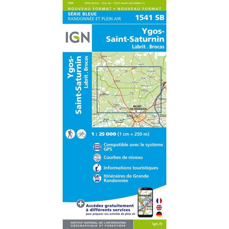 Ign - 1541sb Labrit Brocas Ygos-st-saturnin - Carte - Taille Unique - Decathlon