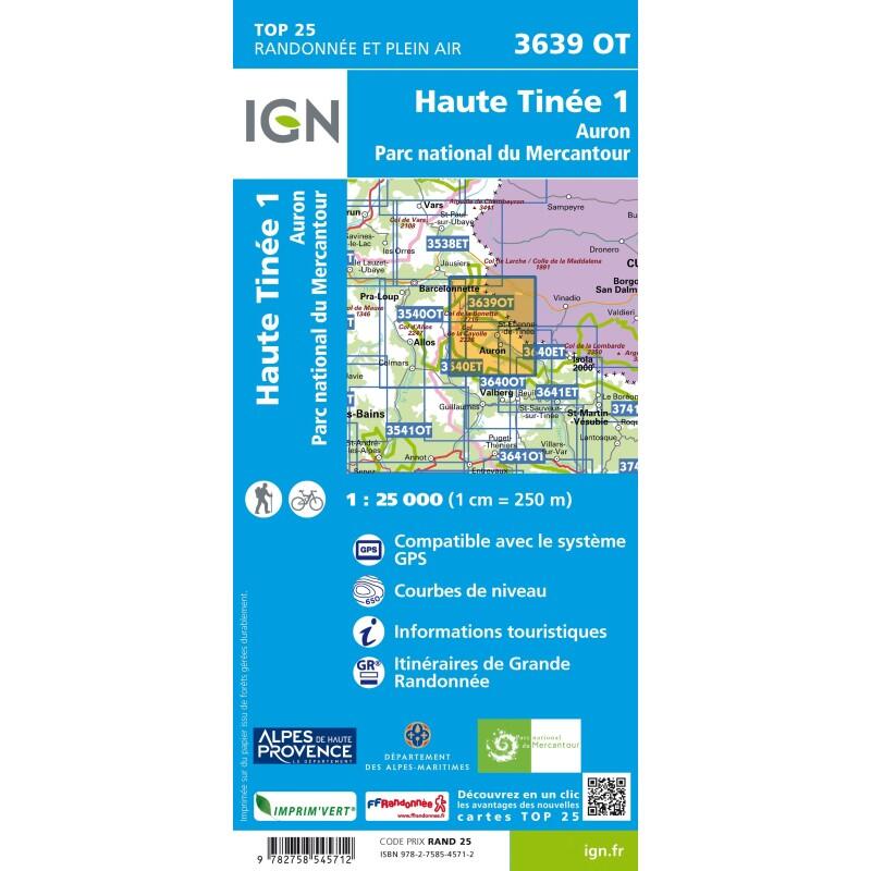3639OT HAUTE TINEE, 1 AURON, PN DU MERCANTOUR 2/2