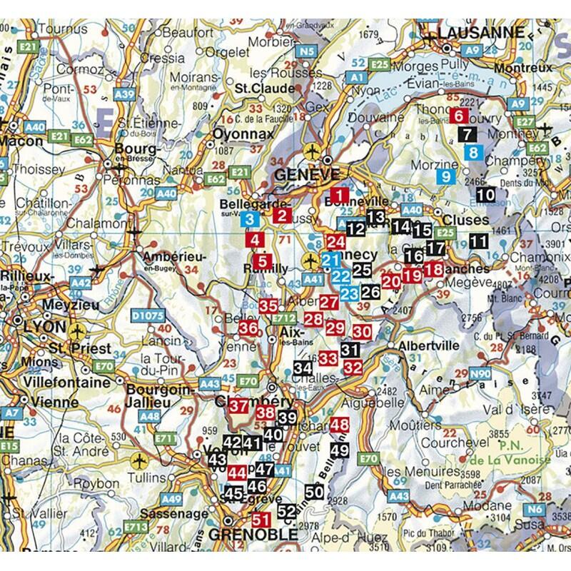 PREALPES ISERE ET SAVOIES (FR) GENEVE A GRENOBLE-CHARTREUSE BELLEDONNE 2/2